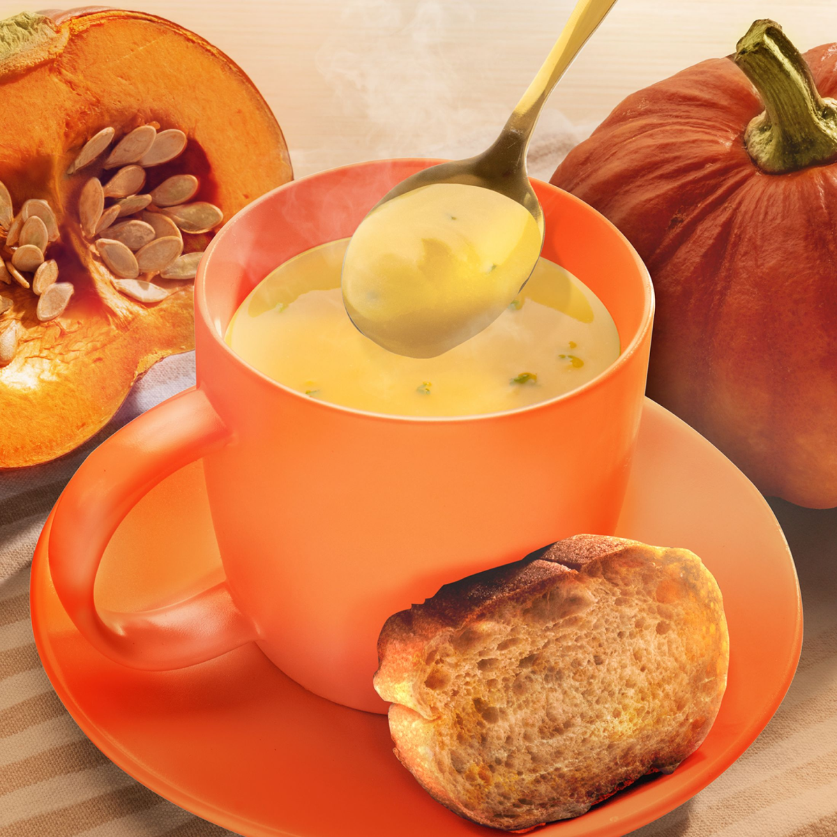 Creamy Pumpkin finish product